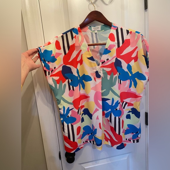 EUC Crosby by Mollie Burch M Martha Tunic in Delray Summer Bright - Picture 4 of 9